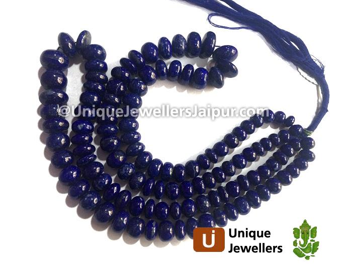 Lapis Far Smooth Roundelle Beads