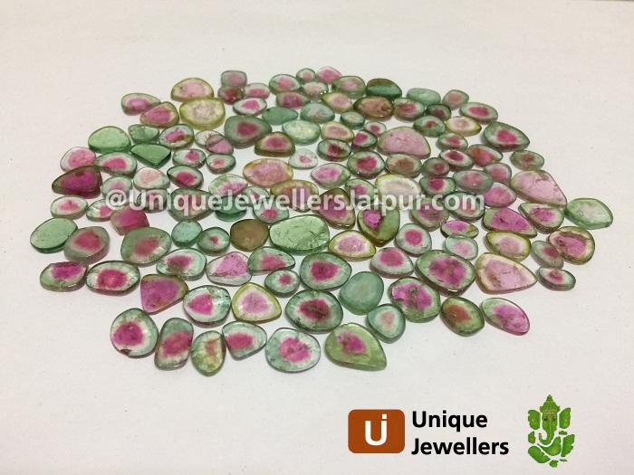 Watermelon Tourmaline Smooth Slices