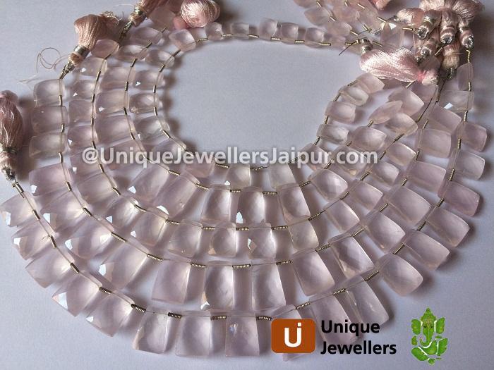 Rose Quartz Faceted Tie