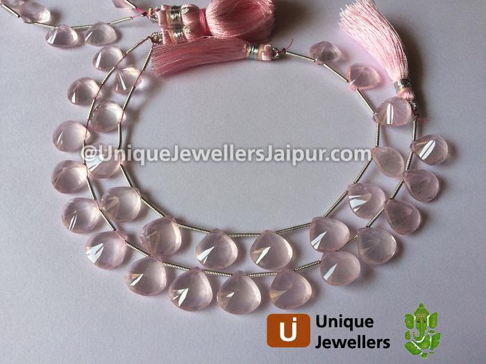 Rose Quartz Concave Heart