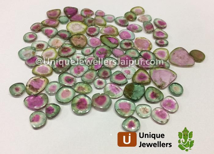 Watermelon Tourmaline Smooth Slices (Big Lot)