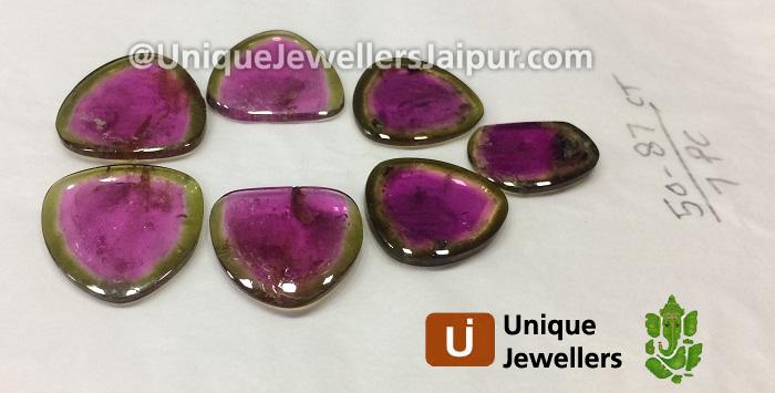 Fine Quality Watermelon Tourmaline Slices