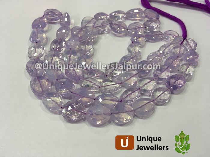 Scorolite Far Faceted Nuggets Beads