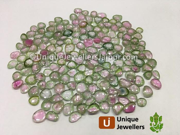 Watermelon Tourmaline Smooth Slices