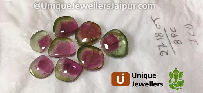 Watermelon Tourmaline Smooth Slices