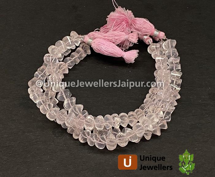 Rose Quartz Twisted Roundelle