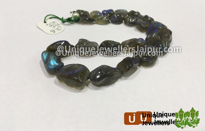 Labradorite Smooth Irregular Nugget Beads