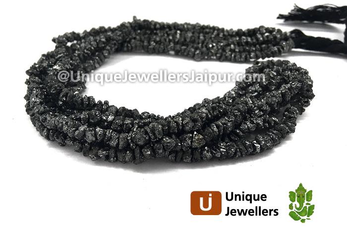 Black Diamond Far Rough Uncut Chips Beads