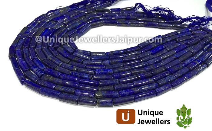 Lapis Plain Tube Beads