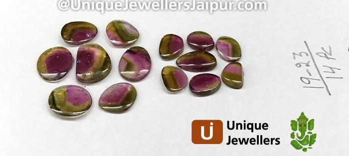 Watermelon Tourmaline Smooth Slices