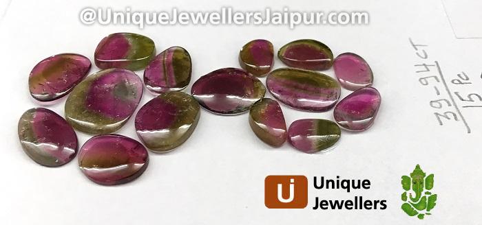 Watermelon Tourmaline Smooth Slices