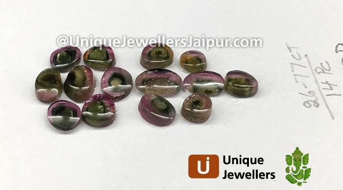 Watermelon Tourmaline Smooth Slices