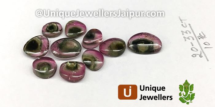 Watermelon Tourmaline Smooth Slices