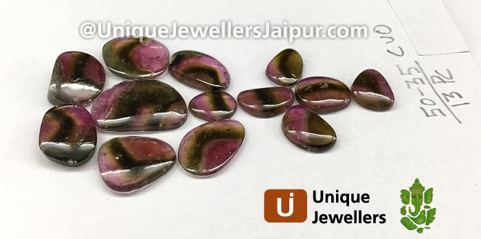 Watermelon Tourmaline Smooth Slices