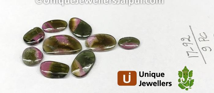 Watermelon Tourmaline Smooth Slices