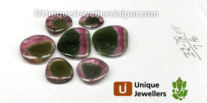 Watermelon Tourmaline Smooth Slices