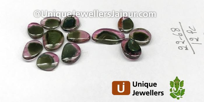 Watermelon Tourmaline Smooth Slices