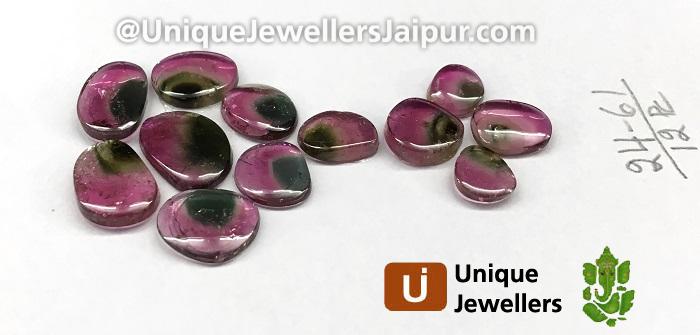 Watermelon Tourmaline Smooth Slices