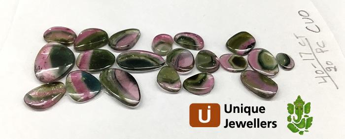 Watermelon Tourmaline Smooth Slices