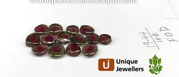 Watermelon Tourmaline Smooth Slices