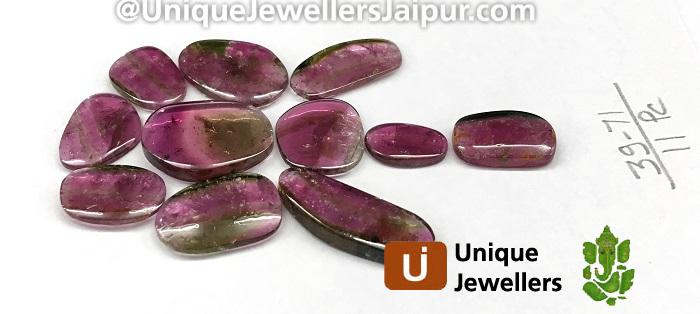 Pink Watermelon Tourmaline Smooth Slices