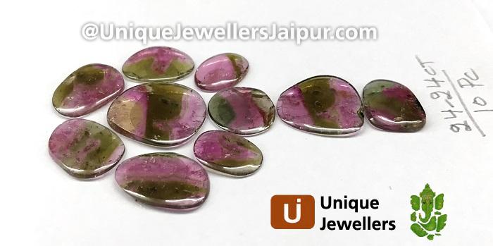 Watermelon Tourmaline Smooth Slices