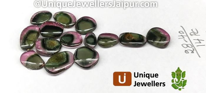 Watermelon Tourmaline Smooth Slices