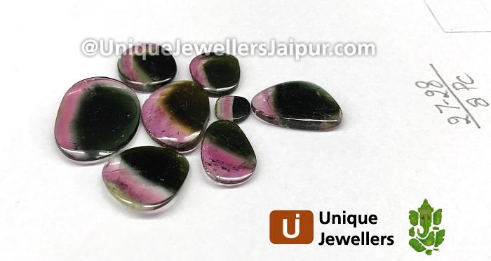 Watermelon Tourmaline Smooth Slices