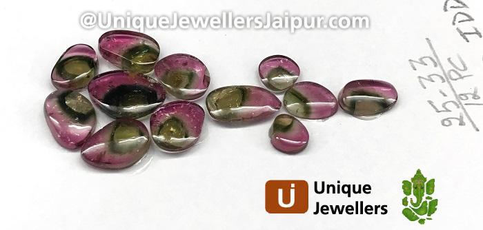 Watermelon Tourmaline Smooth Slices