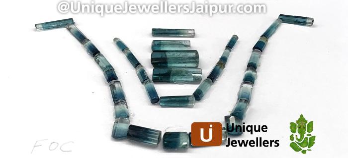 Indicolite Blue Watermelon Tourmaline Tubes