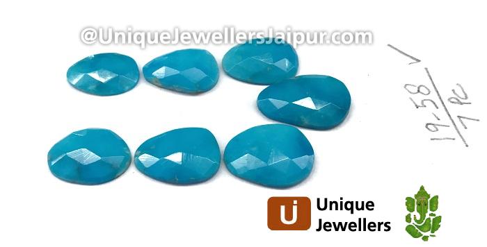 Sleeping Beauty Turquoise Rose Cut Slices