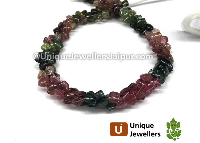 Tourmaline Smooth Pentagon Beads