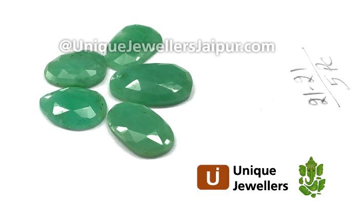 Chrysoprase Rose Cut Slices