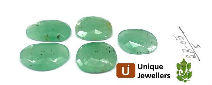 Chrysoprase Rose Cut Slices