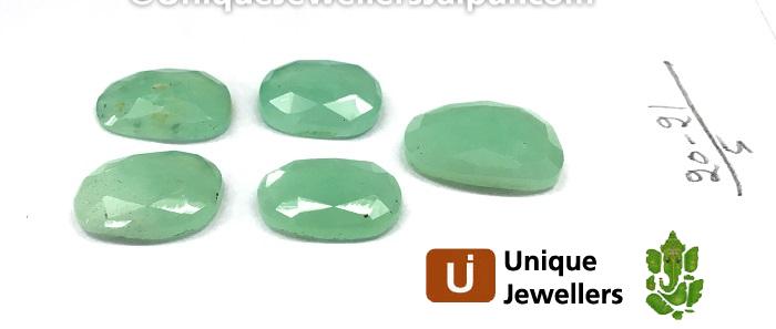 Chrysoprase Rose Cut Slices