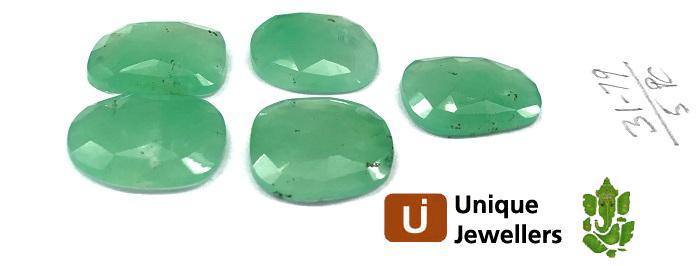 Chrysoprase Rose Cut Slices