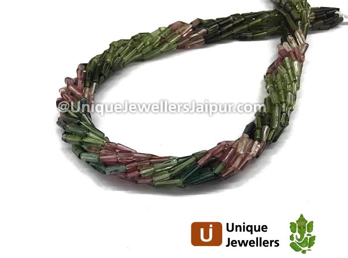 Tourmaline Smooth Tube Beads