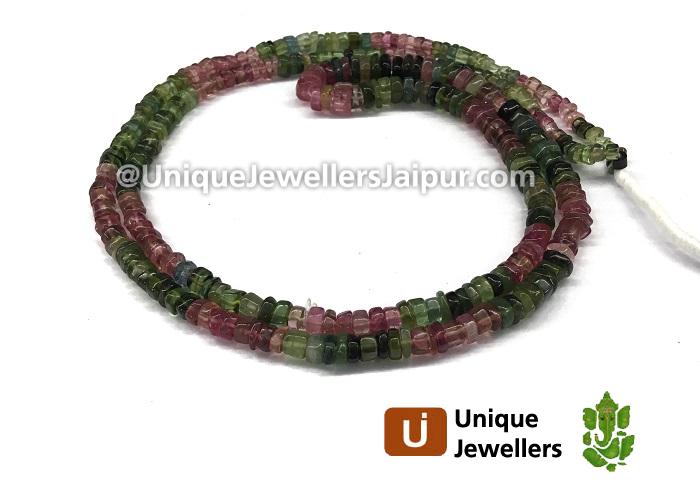 Tourmaline Smooth Tyre Beads