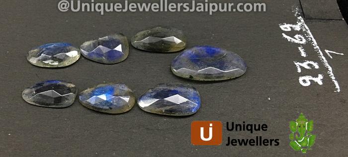 Blue Labradorite Rose Cut Slices