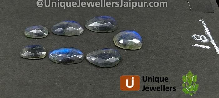 Blue Labradorite Rose Cut Slices