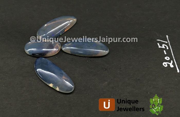 Black Australian Opal Lightening Ridge Smooth Slices