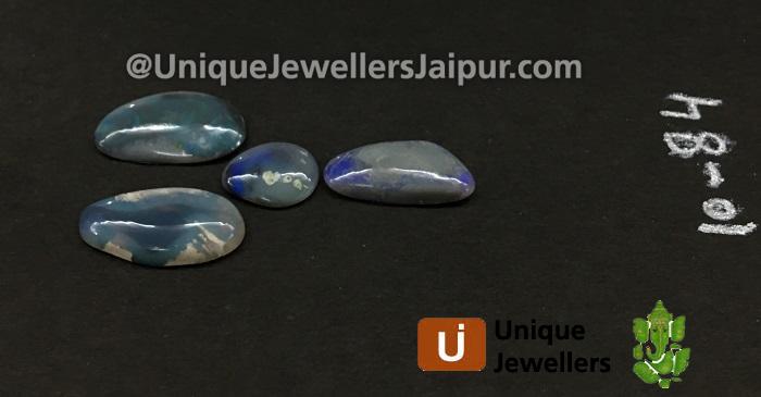 Black Australian Opal Lightening Ridge Smooth Slices