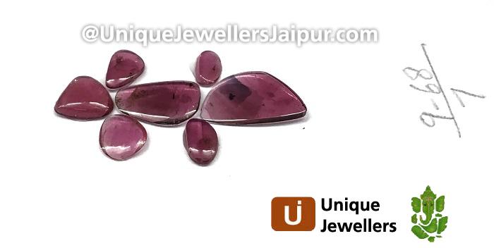 Pink Watermelon Tourmaline Smooth Slices