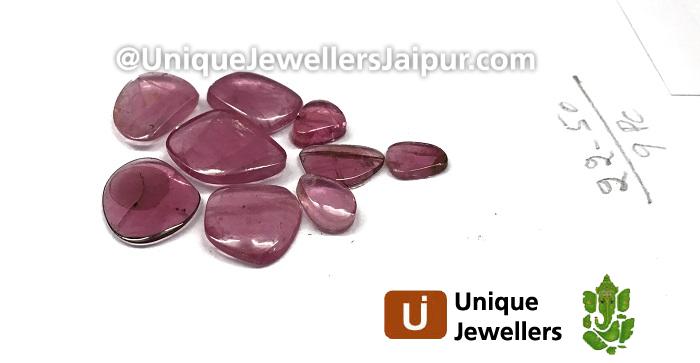 Pink Watermelon Tourmaline Smooth Slices