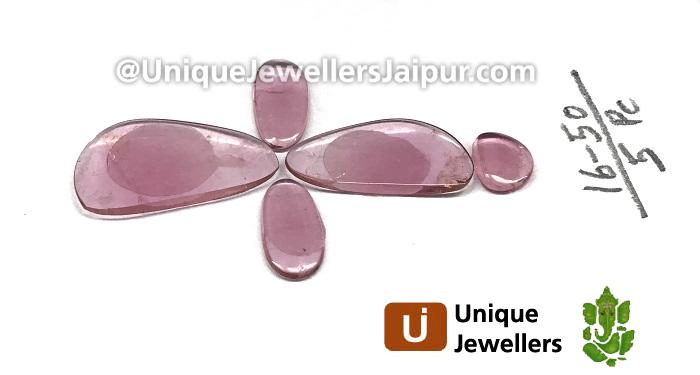 Pink Watermelon Tourmaline Smooth Slices