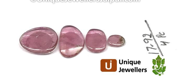 Pink Watermelon Tourmaline Smooth Slices