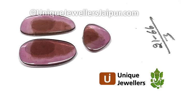 Pink Watermelon Tourmaline Smooth Slices