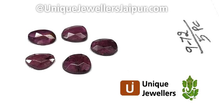 Rhodolite Garnet Rose Cut Slices