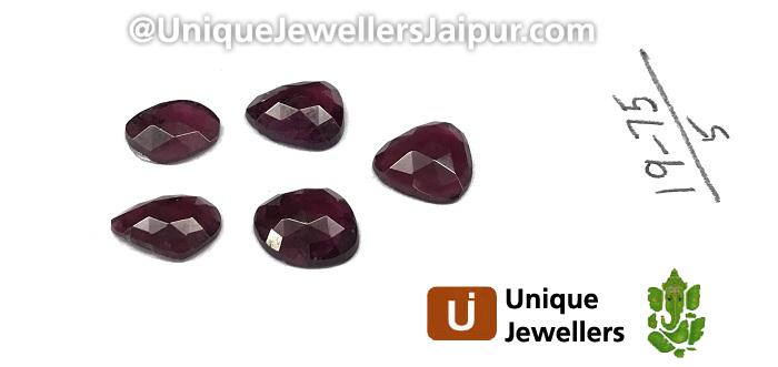 Rhodolite Garnet Rose Cut Slices