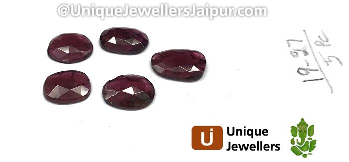 Rhodolite Garnet Rose Cut Slices